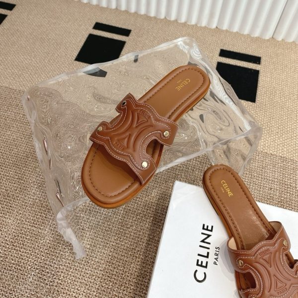CELINE MARINA MULE BROWN 364783767C 04LU