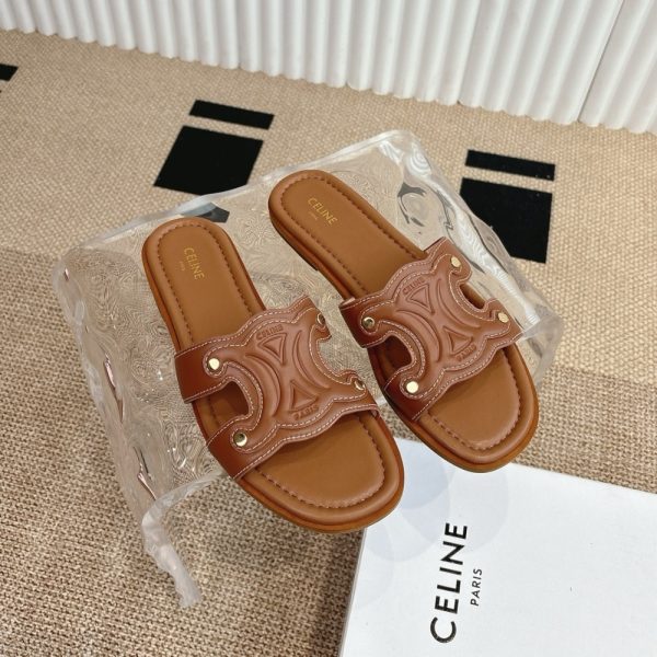 CELINE MARINA MULE BROWN 364783767C 04LU
