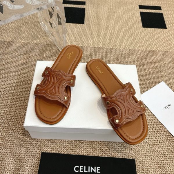 CELINE MARINA MULE BROWN 364783767C 04LU