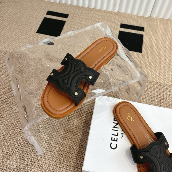 CELINE MARINA MULE BLACK