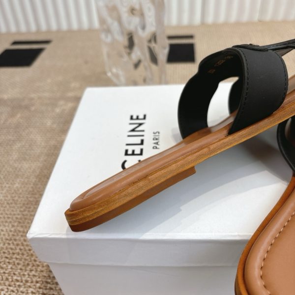 CELINE MARINA MULE BLACK