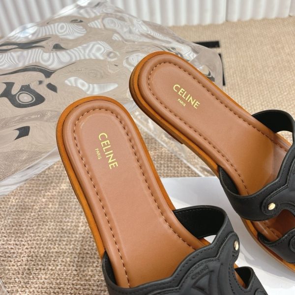 CELINE MARINA MULE BLACK
