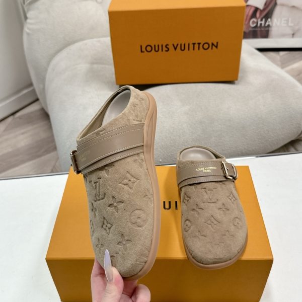 LOUIS VUITTON TO GO FLAT COMFORT CLOG HAZELNUT BROWN 1AHLVS