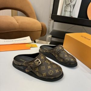 LOUIS VUITTON TO GO FLAT COMFORT CLOG CACAO BROWN 1AHMH5