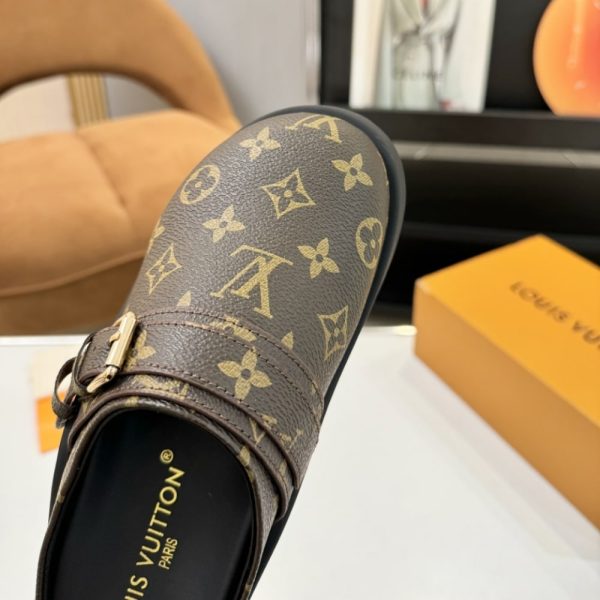LOUIS VUITTON TO GO FLAT COMFORT CLOG CACAO BROWN 1AHMH5