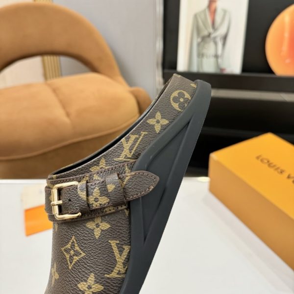 LOUIS VUITTON TO GO FLAT COMFORT CLOG CACAO BROWN 1AHMH5