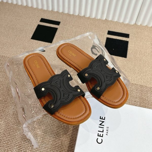 CELINE MARINA MULE BLACK