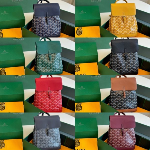 GOYARD ALPIN MINI BACKPACK WHITE 23CM ALPIN2MINTY50CL50P