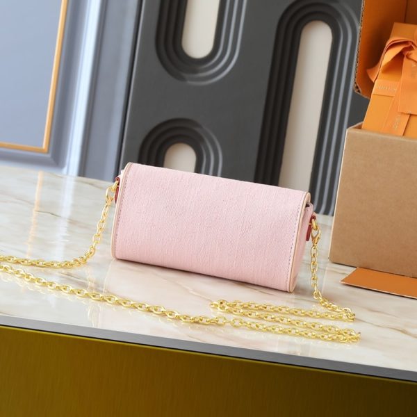 LOUIS VUITTON POCHETTE CAMILLE WASHED PINK 20CM