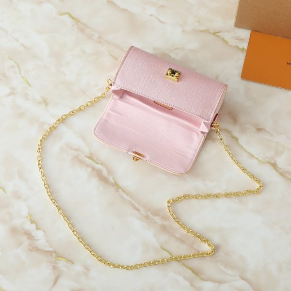 LOUIS VUITTON POCHETTE CAMILLE WASHED PINK 20CM