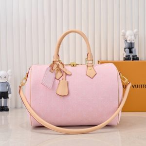 LOUIS VUITTON SPEEDY SOFT 30 WASHED PINK 30CM