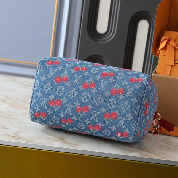 LOUIS VUITTON X TAKASHI MURAKAMI BOLSA SPEEDY SOFT 30 MONOGRAM DENIM BLUE 30CM N87627