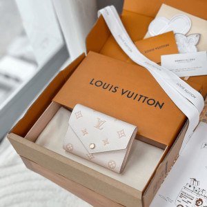 LOUIS VUITTON VICTORINE WALLET BICOLOR EDEN 12CM M14967