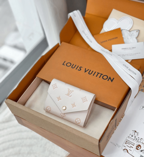 LOUIS VUITTON VICTORINE WALLET BICOLOR EDEN 12CM M14967