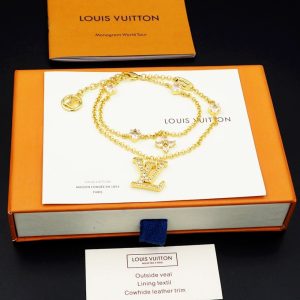 LOUIS VUITTON LADY LV BRACELET GOLD M1582A