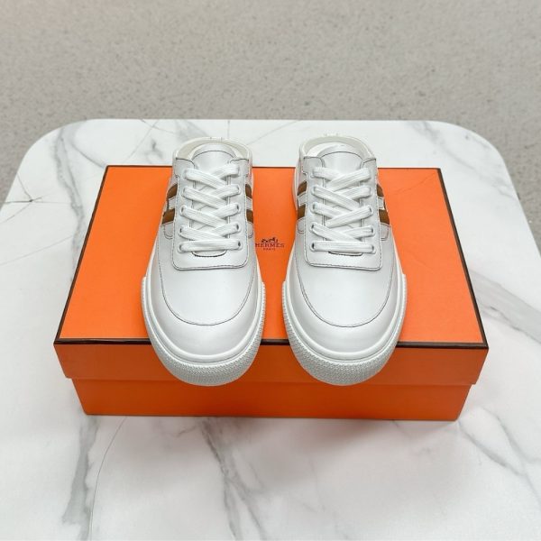 HERMES KEEP SNEAKER BLANC AND NATURAL H251913ZHA3415