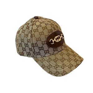GUCCI SUPREME BASEBALL CAP BROWN