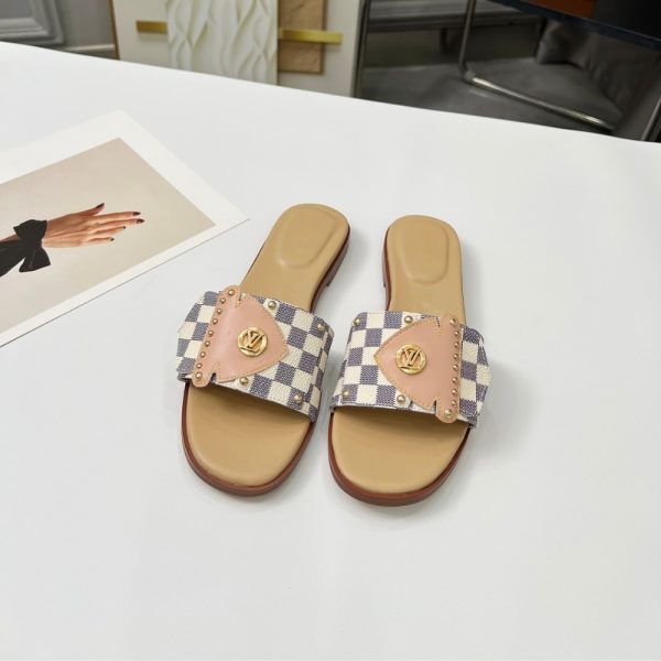 LOUIS VUITTON LV FRAME FLAT MULE AZUR 1AHLPK