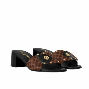 LOUIS VUITTON LV FRAME MULES CACAO BROWN 1AHMGI