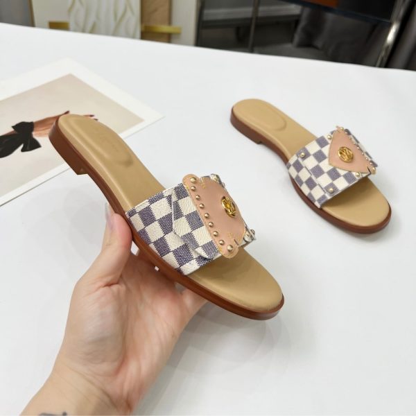 LOUIS VUITTON LV FRAME FLAT MULE AZUR 1AHLPK