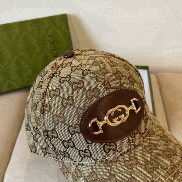 GUCCI SUPREME BASEBALL CAP BROWN