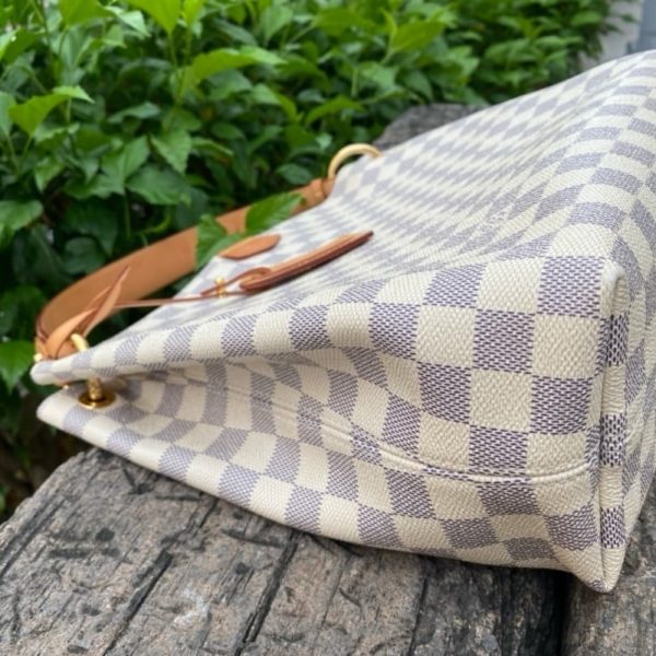 SUMMER SET: LOUIS VUITTON GRACEFUL PM DAMIER AZUR & SARAH WALLET DAMIER AZUR