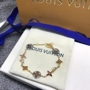 LOUIS VUITTON IDYLLE BLOSSOM BRACELET GOLD Q95286