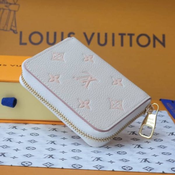 LOUIS VUITTON ZIPPY COIN PURSE WALLET BICOLOR EDEN 11CM M14563