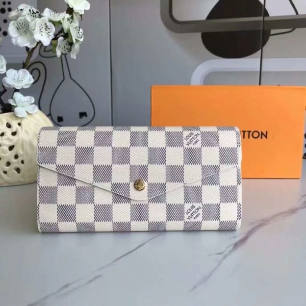 SUMMER SET: LOUIS VUITTON GRACEFUL PM DAMIER AZUR & SARAH WALLET DAMIER AZUR
