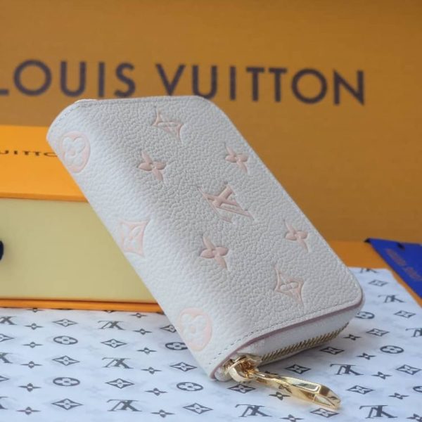 LOUIS VUITTON ZIPPY COIN PURSE WALLET BICOLOR EDEN 11CM M14563