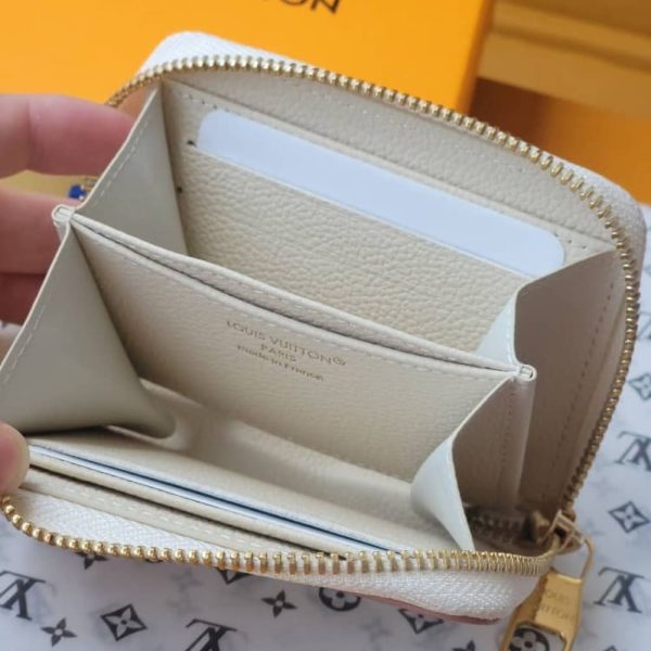 LOUIS VUITTON ZIPPY COIN PURSE WALLET BICOLOR EDEN 11CM M14563