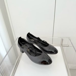 CHANEL MARY JANES BLACK G46323 B19726 94305