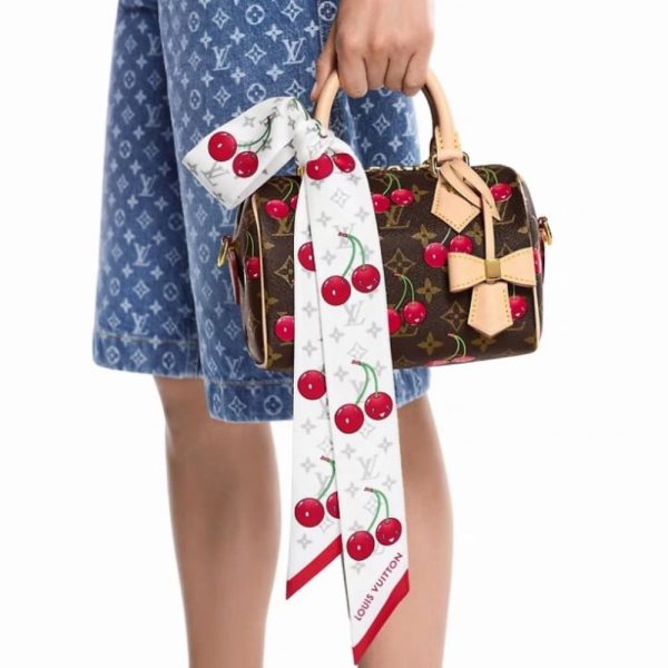 LOUIS VUITTON X MURAKAMI MONOGRAM CERISE BANDEAU BLANC M94968
