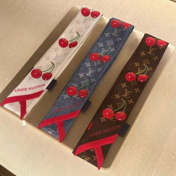 LOUIS VUITTON X MURAKAMI MONOGRAM CERISE BANDEAU BROWN M96085
