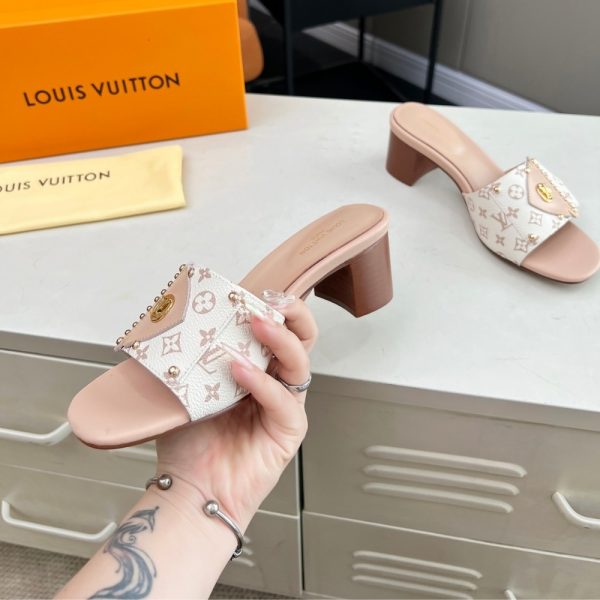LOUIS VUITTON LV FRAME MULE DUNE BEIGE 1AHMRN