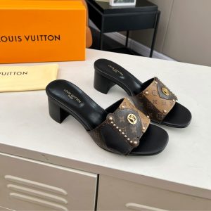 LOUIS VUITTON LV FRAME MULE CACAO BROWN