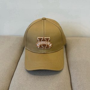 HERMES DAVIS H SELLIER CAP BROWN H232032N D156