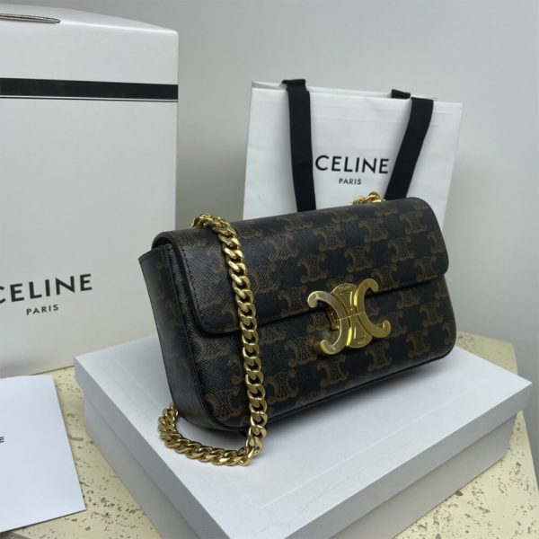 CELINE CHAIN SHOULDER BAG CLAUDE (HIGH-END GRADE）