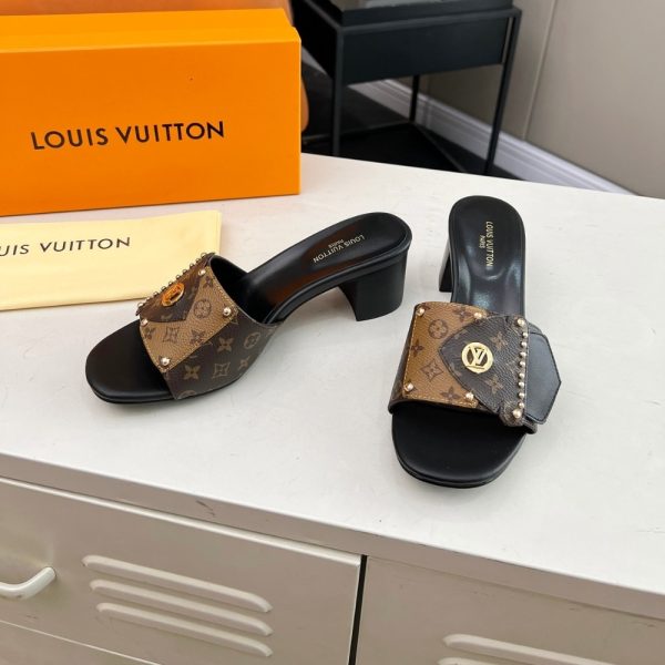 LOUIS VUITTON LV FRAME MULE CACAO BROWN