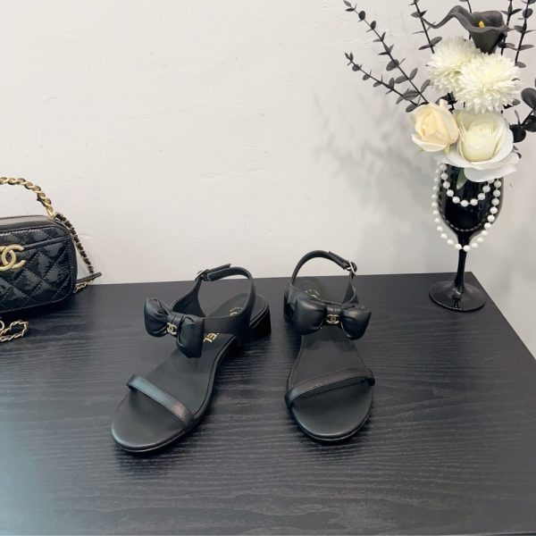 CHANEL SANDALS BLACK G46193 B18985 94305
