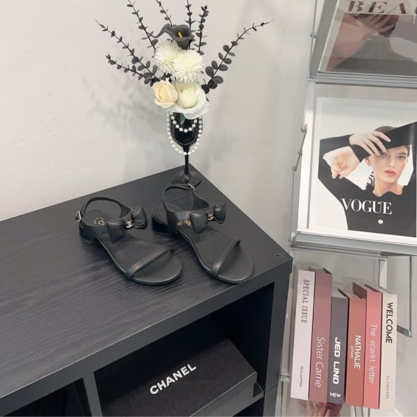 CHANEL SANDALS BLACK G46193 B18985 94305