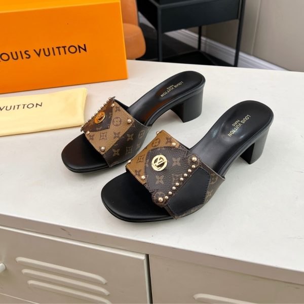 LOUIS VUITTON LV FRAME MULE CACAO BROWN