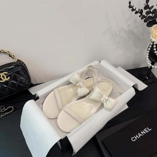 CHANEL SANDALS WHITE G46193 B18985 NACCU