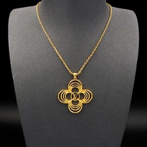 LOUIS VUITTON LV BREEZE PENDANT GOLD M02805