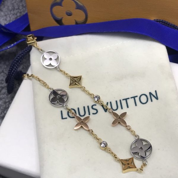 LOUIS VUITTON IDYLLE BLOSSOM BRACELET GOLD Q95286