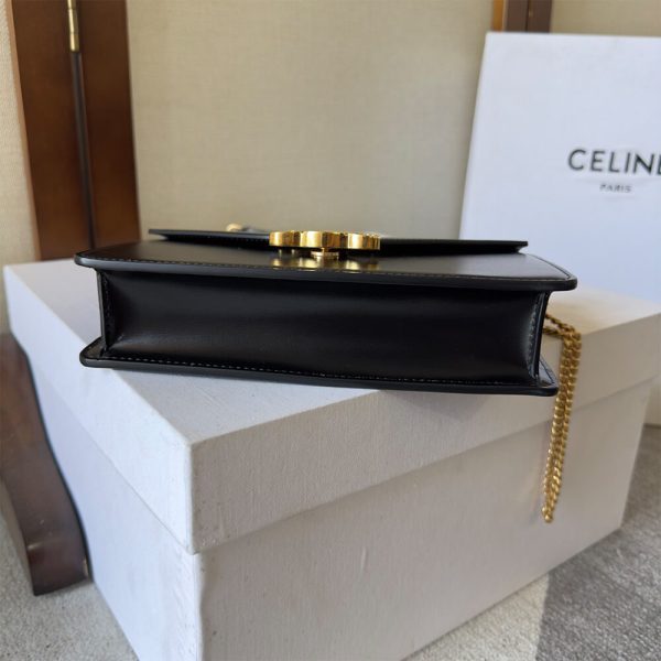 WALLET ON CHAIN MARGO in Shiny calfskin