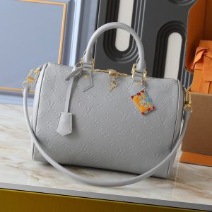 LOUIS VUITTON SPEEDY SOFT 30 BAG CLOUD GREY 30CM M25670