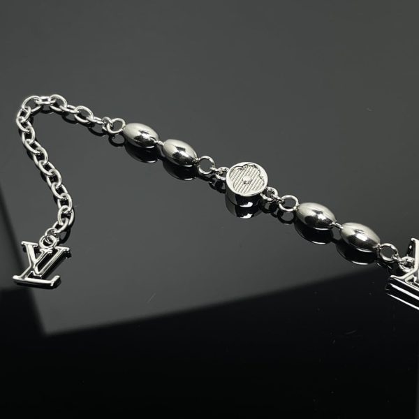 LOUIS VUITTON PEARLS FUSION BRACELET SILVER M1556A