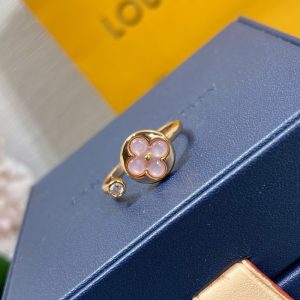 LOUIS VUITTON COLOR BLOSSOM MINI SUN RING PINK GOLD Q0S21A