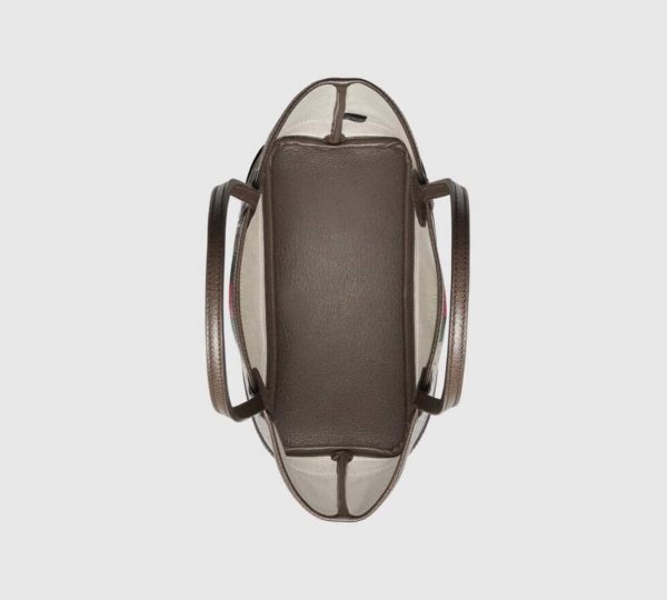 SUMMER SET: GUCCI OPHIDIA SMALL TOTE BAG BEIGE AND EBONY GG 25CM & GG SSIMA SOFT WEB FEDORA HAT BEIGE